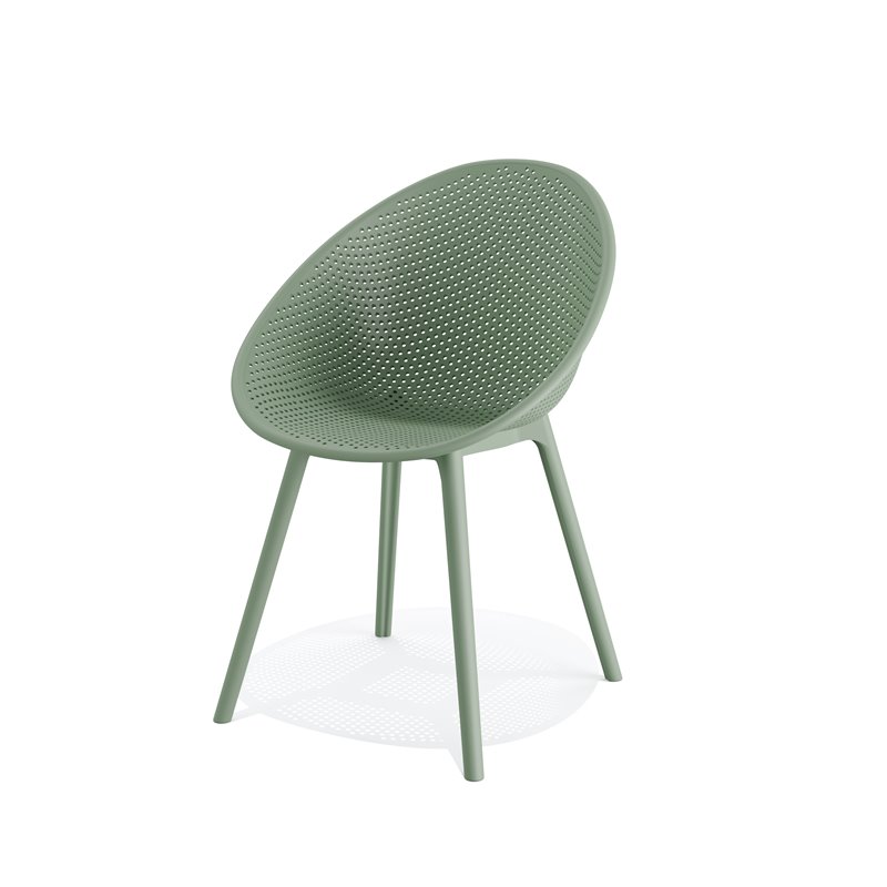 Qosy chaise de jardin - Lot de 2 -  VEBA  - 50731