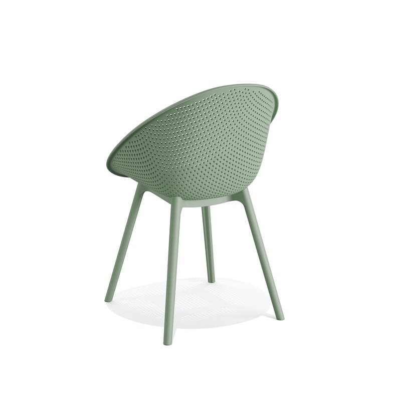 Qosy chaise de jardin - Lot de 2 -  VEBA  - 50731