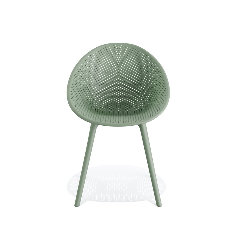 Qosy chaise de jardin - Lot de 2 -  VEBA  - 50731