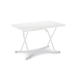 Madrid table pliante rectangulaire &agrave; pieds en ciseaux rectangulaire 110x70cm  -  VEBA  - 26521100