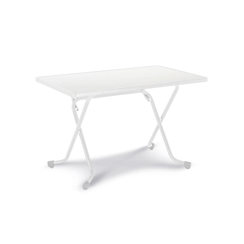 Madrid table pliante rectangulaire &agrave; pieds en ciseaux rectangulaire 110x70cm  -  VEBA  - 26521100