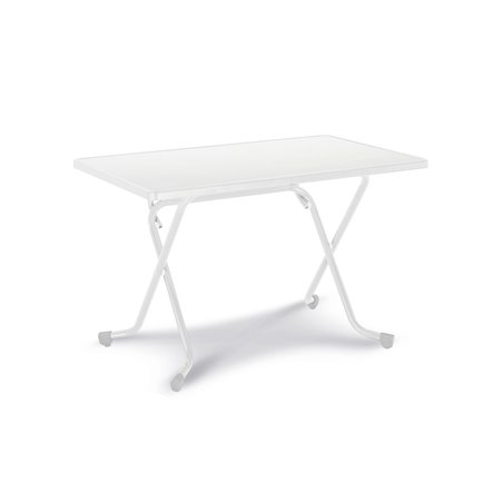 Madrid table pliante rectangulaire &agrave; pieds en ciseaux rectangulaire 110x70cm  -  VEBA  - 26521100