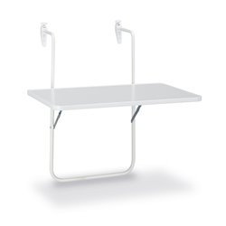 Boy table de balcon suspendue rabattable 60x40cm  -  VEBA  - 36506400