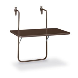 Boy table de balcon suspendue rabattable 60x40cm  -  VEBA  - 36506410
