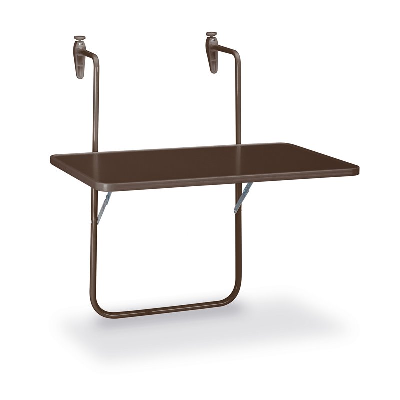 Boy table de balcon suspendue rabattable 60x40cm  -  VEBA  - 36506410