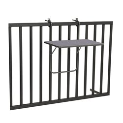 Boy table de balcon suspendue rabattable 60x40cm  -  VEBA  - 36506490