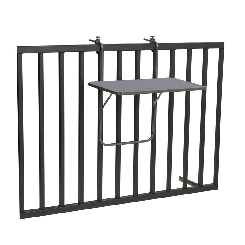Boy table de balcon suspendue rabattable 60x40cm  -  VEBA  - 36506490