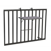 Boy table de balcon suspendue rabattable 60x40cm  -  VEBA  - 36506490