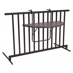 Butler table de balcon suspendue rabattable 100x50cm  -  VEBA  - 36501550
