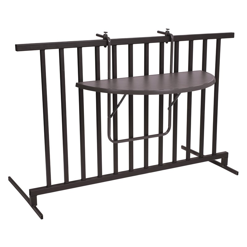 Butler table de balcon suspendue rabattable 100x50cm  -  VEBA  - 36501550