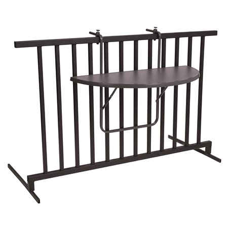 Butler table de balcon suspendue rabattable 100x50cm  -  VEBA  - 36501550