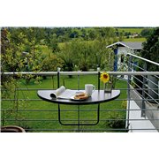 Butler table de balcon suspendue rabattable 100x50cm  -  VEBA  - 36501550