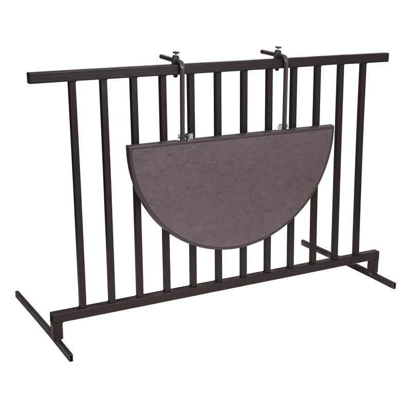 Butler table de balcon suspendue rabattable 100x50cm  -  VEBA  - 36501550