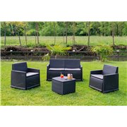 Lamon salon de jardin lounge 4 places  -  VEBA  - 586435