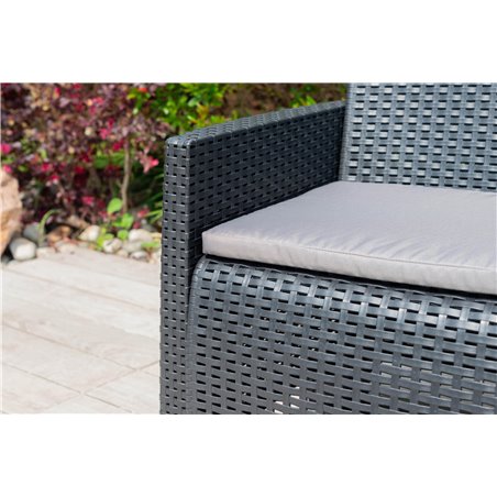 Lamon salon de jardin lounge 4 places  -  VEBA  - 586435