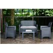 Trente salon de jardin 4-pi&egrave;ces  -  VEBA  - 586434
