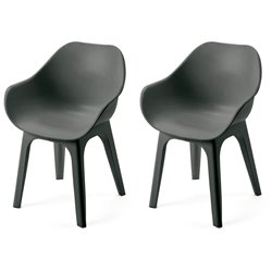 Split lot de 2 chaises  -  VEBA  - 556434