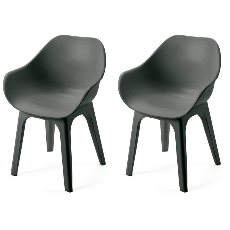 Split lot de 2 chaises  -  VEBA  - 556434
