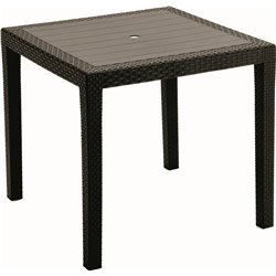 Curlo table carr&eacute;e 79x79cm  -  VEBA  - 526431