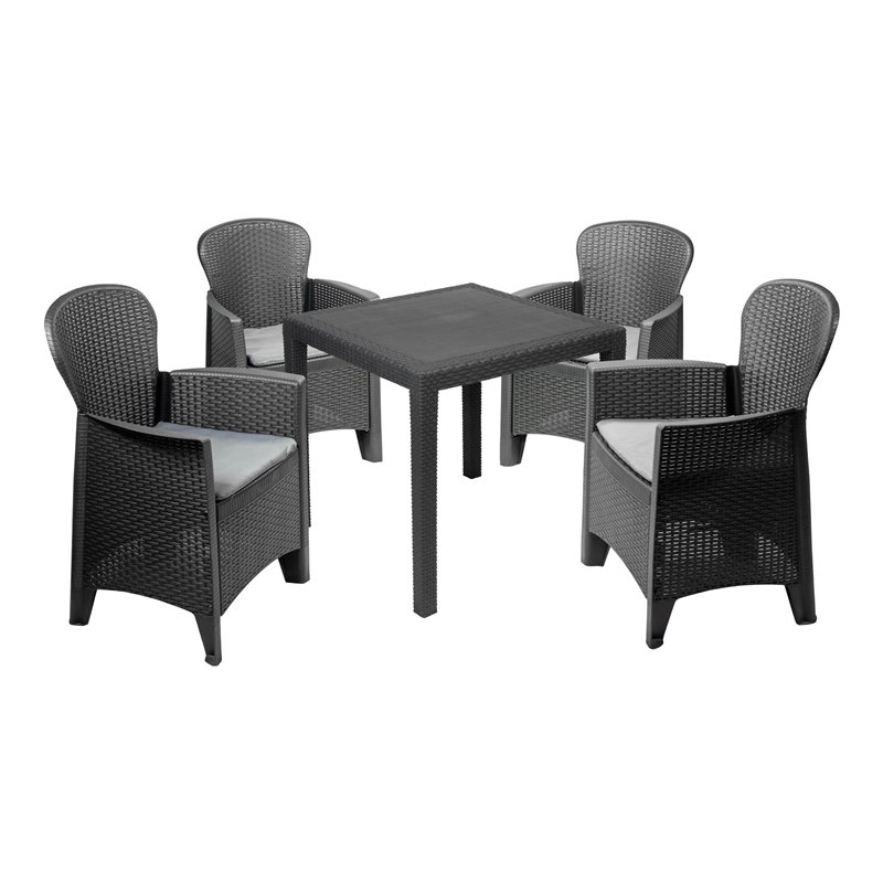 Curlo table carr&eacute;e 79x79cm  -  VEBA  - 526431