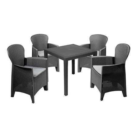 Curlo table carr&eacute;e 79x79cm  -  VEBA  - 526431