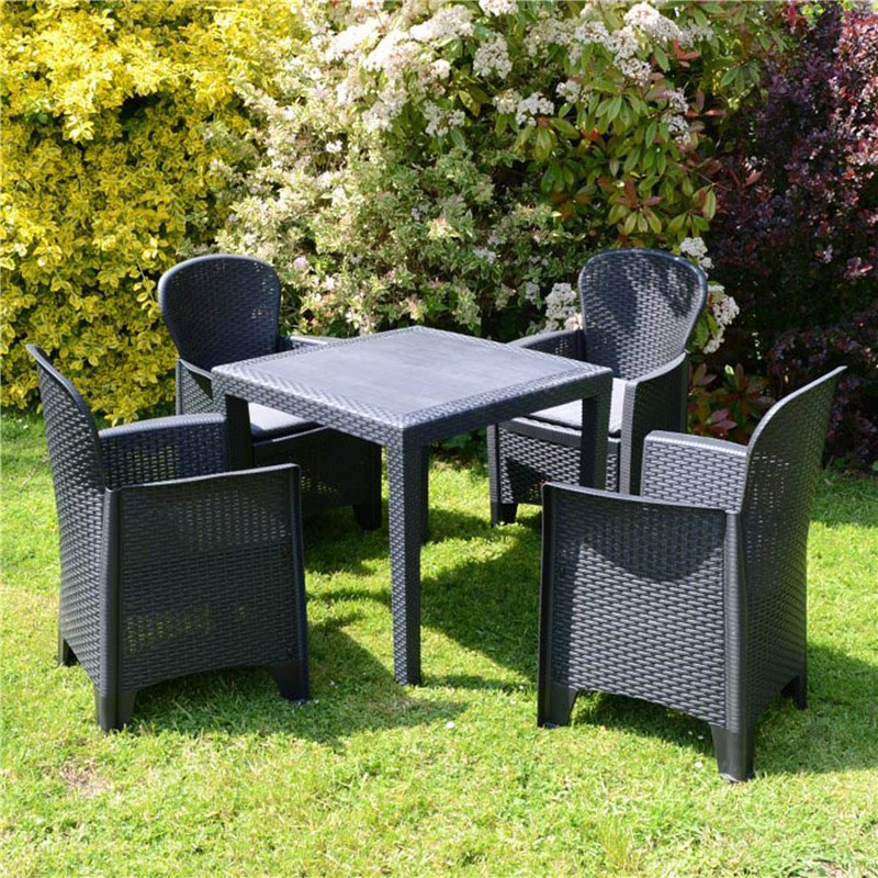 Curlo table carr&eacute;e 79x79cm  -  VEBA  - 526431