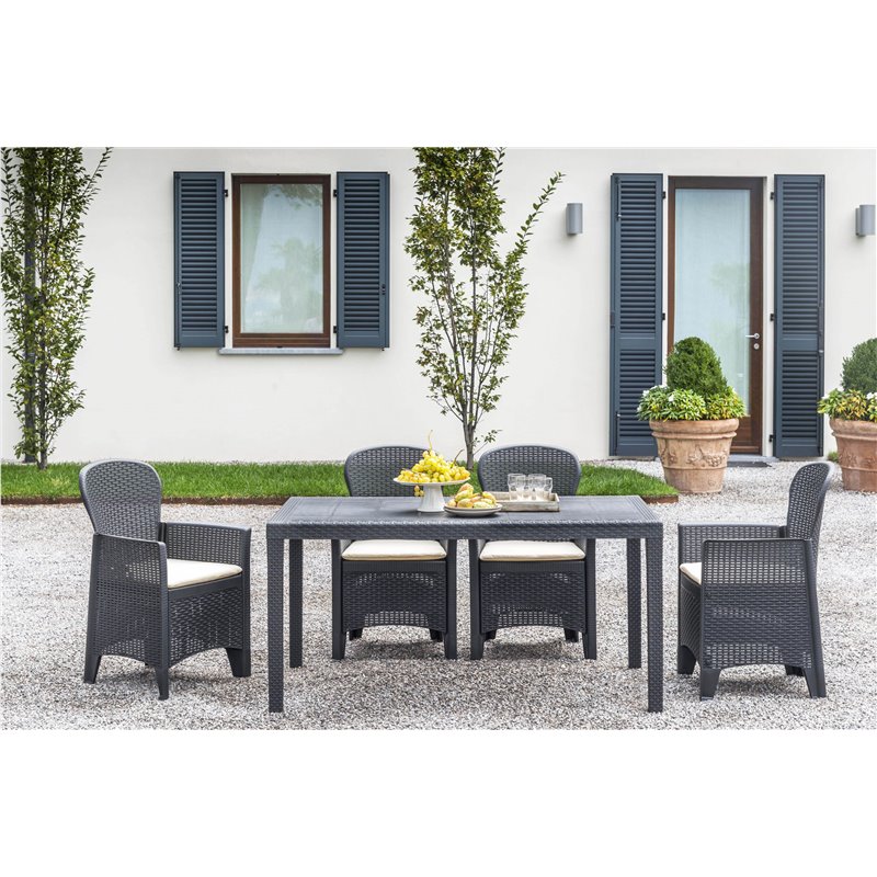 Curlo table rectangulaire 150x90cm  -  VEBA  - 527433