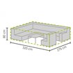 Housse de protection pour salons de jardin de taille XL 320x275x80cm  -  VEBA  - 61000043