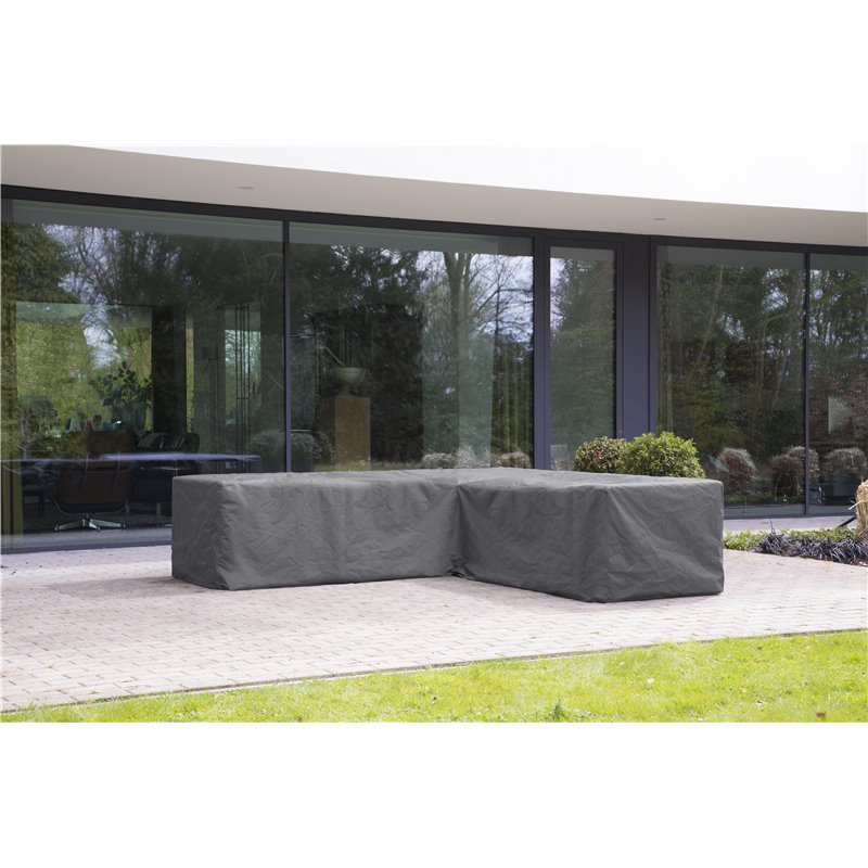 Housse de protection pour salons de jardin en forme de L 300/90&times;300/90x70cm  -  VEBA  - 61000042