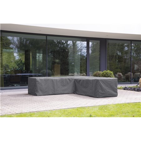 Housse de protection pour salons de jardin en forme de L 300/90&times;300/90x70cm  -  VEBA  - 61000042