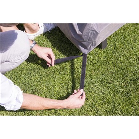 Housse de protection pour salons de jardin en forme de L 300/90&times;300/90x70cm  -  VEBA  - 61000042
