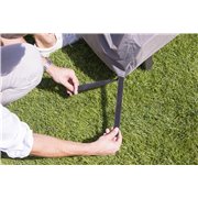 Housse de protection pour salons de jardin en forme de L 300/90&times;300/90x70cm  -  VEBA  - 61000042