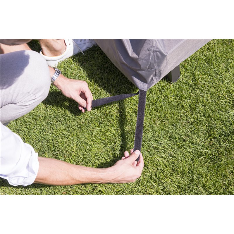 Housse de protection pour salons de jardin en forme de L 215/85&times;215/85x70cm  -  VEBA  - 61000044