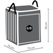 Housse de protection pour coussins lounge 75x75x90cm  -  VEBA  - 61000039
