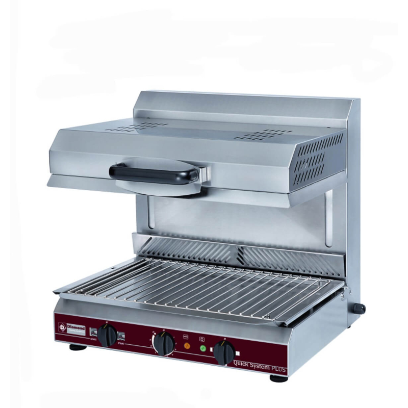 Salamandre vitroc&eacute;ramique avec plafond mobile Diamond SA/60VC-SW