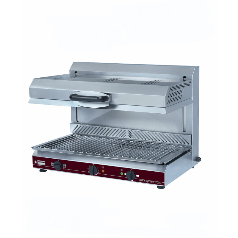 Salamandre vitroc&eacute;ramique avec plafond mobile Diamond SA/60VC-SW