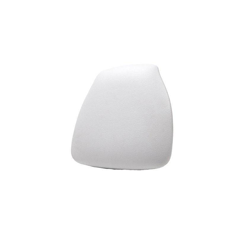 Galette de chaise en cuir synth&eacute;tique Blanc pour chaise Napoleon/Tiffany, 38,5x40x2,5cm (BxTxH), 50400CW - Lot de  -  VEBA  - 50