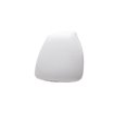 Galette de chaise en cuir synth&eacute;tique Blanc pour chaise Napoleon/Tiffany, 38,5x40x2,5cm (BxTxH), 50400CW - Lot de  -  VEBA  - 50