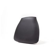Galette de chaise en cuir synth&eacute;tique Noir pour chaise Napoleon/Tiffany, 38,5x40x2,5cm (BxTxH), 50400CB - Lot de  -  VEBA  - 504