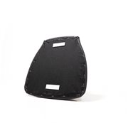 Galette de chaise en cuir synth&eacute;tique Noir pour chaise Napoleon/Tiffany, 38,5x40x2,5cm (BxTxH), 50400CB - Lot de  -  VEBA  - 504
