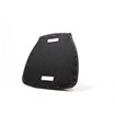Galette de chaise en cuir synth&eacute;tique Noir pour chaise Napoleon/Tiffany, 38,5x40x2,5cm (BxTxH), 50400CB - Lot de  -  VEBA  - 504