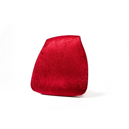 Galette de chaise en velours Bordeaux pour chaise Napoleon/Tiffany, 38,5x40x2,5cm (BxTxH), 50400CBR - Lot de  -  VEBA  - 50400CB