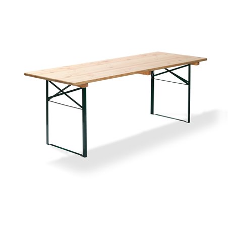 Table de brasseur 220x50x78cm (BxTxH) qualit&eacute; brasserie, 30050 - Lot de  -  VEBA  - 30050