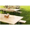 Table de brasseur 220x50x78cm (BxTxH) qualit&eacute; brasserie, 30050 - Lot de  -  VEBA  - 30050
