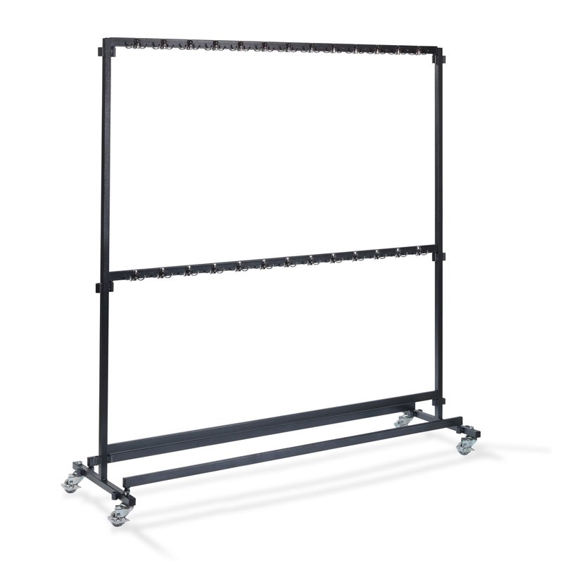 Porte-manteaux, grand avec 104 crochets, mobile et d&eacute;montable, extensible, 192x60x200cm (BxTxH), C10004 - Lot de  -  VEBA  - C10