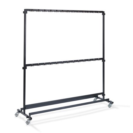 Porte-manteaux, grand avec 104 crochets, mobile et d&eacute;montable, extensible, 192x60x200cm (BxTxH), C10004 - Lot de  -  VEBA  - C10