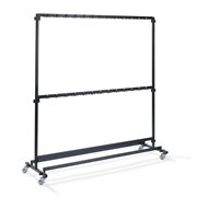 Porte-manteaux, grand avec 104 crochets, mobile et d&eacute;montable, extensible, 192x60x200cm (BxTxH), C10004 - Lot de  -  VEBA  - C10