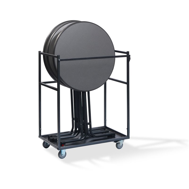Petit chariot de transport pour tables hautes, 95x63x120cm (BxTxH), T90110 - Lot de  -  VEBA  - T90110