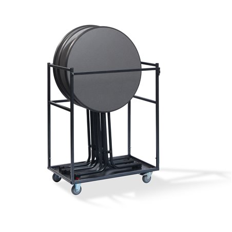 Petit chariot de transport pour tables hautes, 95x63x120cm (BxTxH), T90110 - Lot de  -  VEBA  - T90110