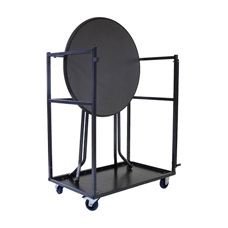 Petit chariot de transport pour tables hautes, 95x63x120cm (BxTxH), T90110 - Lot de  -  VEBA  - T90110
